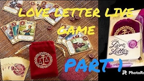 LOVE LETTER 2 player game part 1