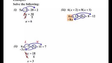 Algebra I: Solving Linear Equations
