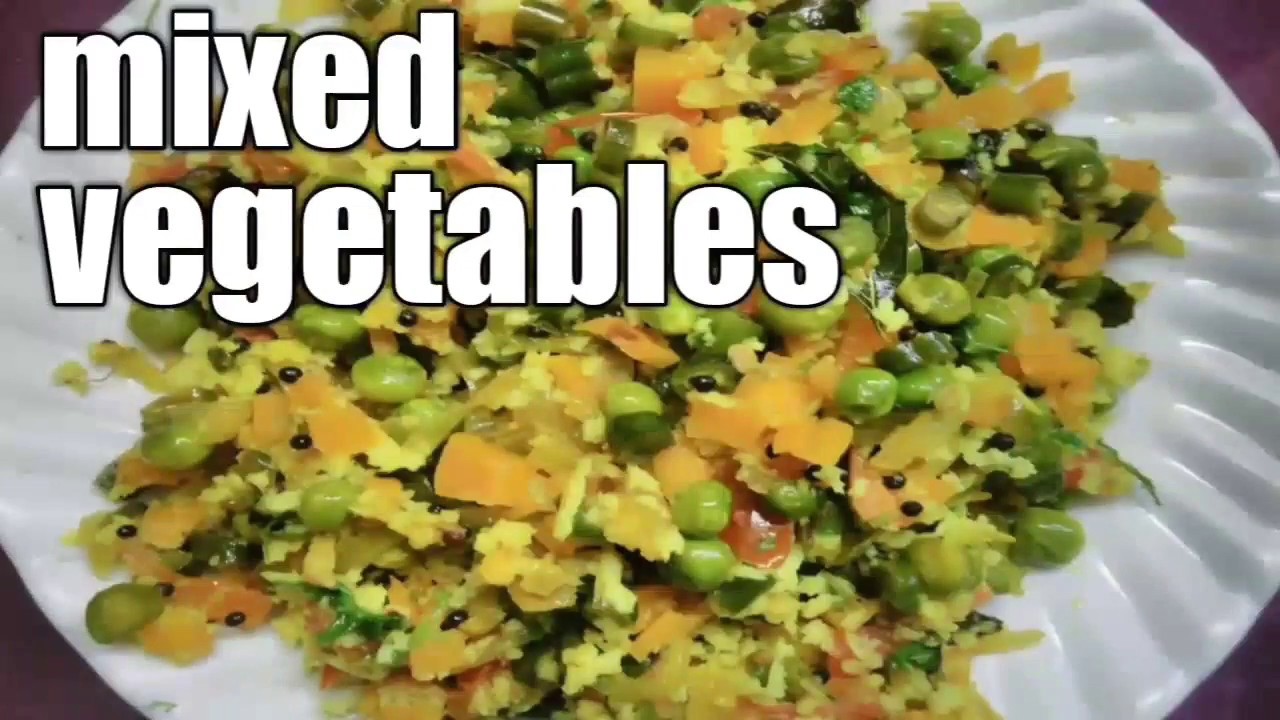 Mixed Vegetable Recipe - YouTube
