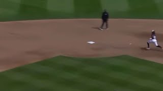 Tigers Throw Ball To Second Base and No One is There