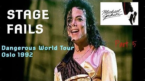 Michael Jackson - Stage Fails Part 5 - Oslo 1992 - Dangerous World Tour