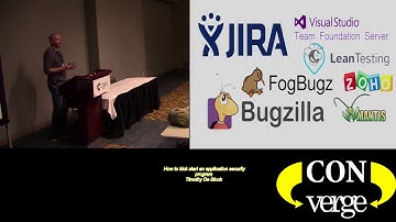 Converge 2017 202 How to kick start an application security program Timothy De Block