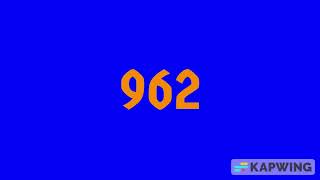 Colorful Numbers 1000 To 0 Version 11