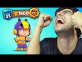 INCRÍVEL!! CHEGUEI NO LIMITE DE TROFÉUS COM A BEA NO BRAWL STARS E...