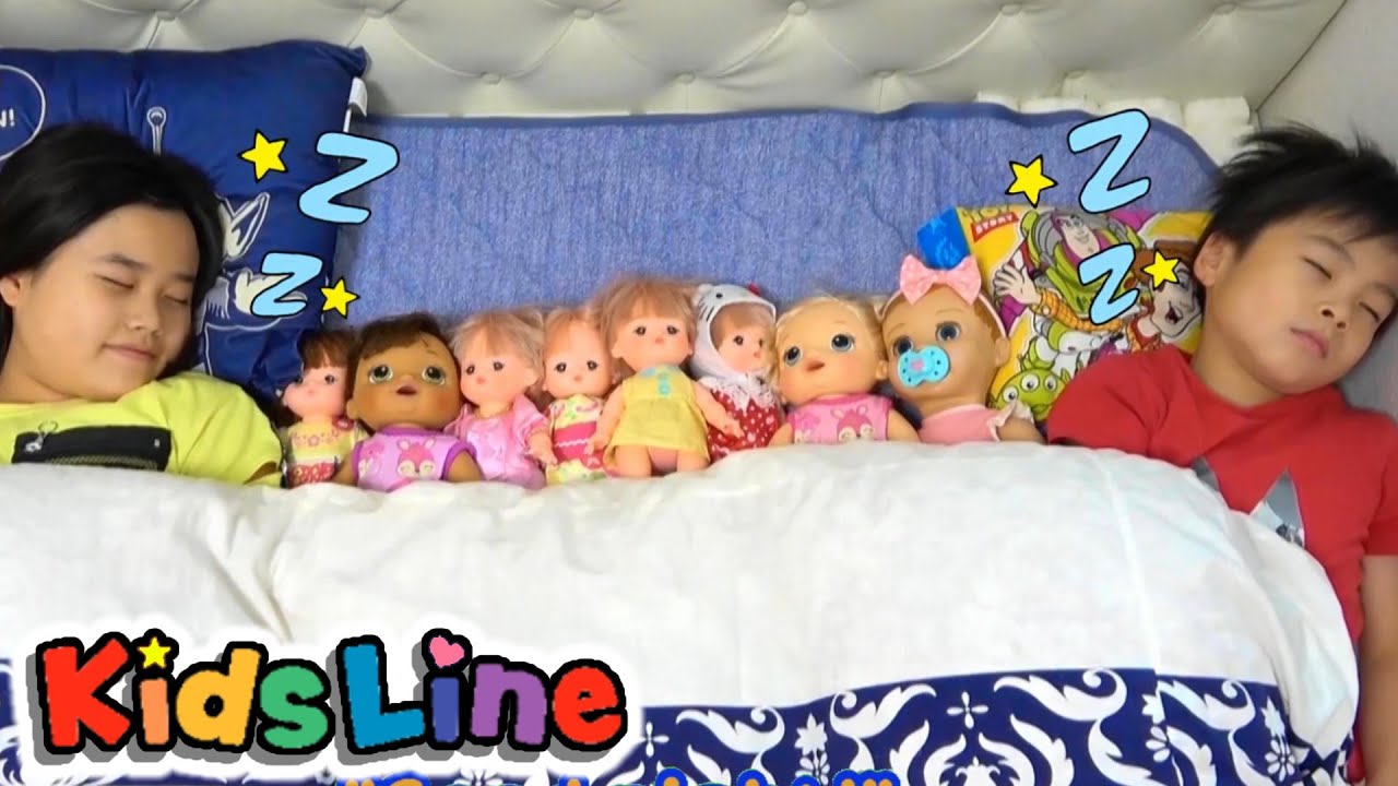 Ten In The Bed Nursery Rhymes Kids Song Kidsline 英語のうた Youtube
