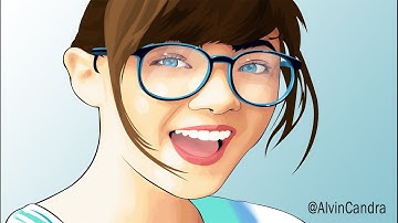 Photoshop Vector X Vexel - Jannine Weigel (Time Lapse)