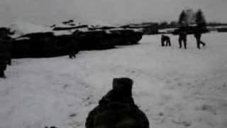 Blue vs Red Snowball Fight