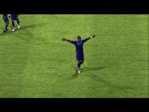 FIFA 10 (manual settings) - Huddlestone half court goal (online player match)
