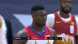 Zion Williamson goes for career - high 39 point vs  Denver Nuggets.