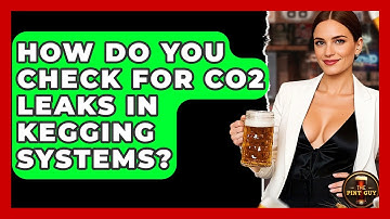 How Do You Check for CO2 Leaks in Kegging Systems? - The Pint Guy