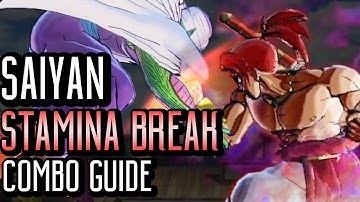 Saiyan STAMINA BREAK Combo GUIDE! How to Stamina Break! Dragon Ball Xenoverse 2