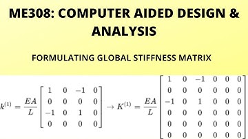 ME308: CADA - ASSEMBLING GLOBAL STIFFNESS MATRIX