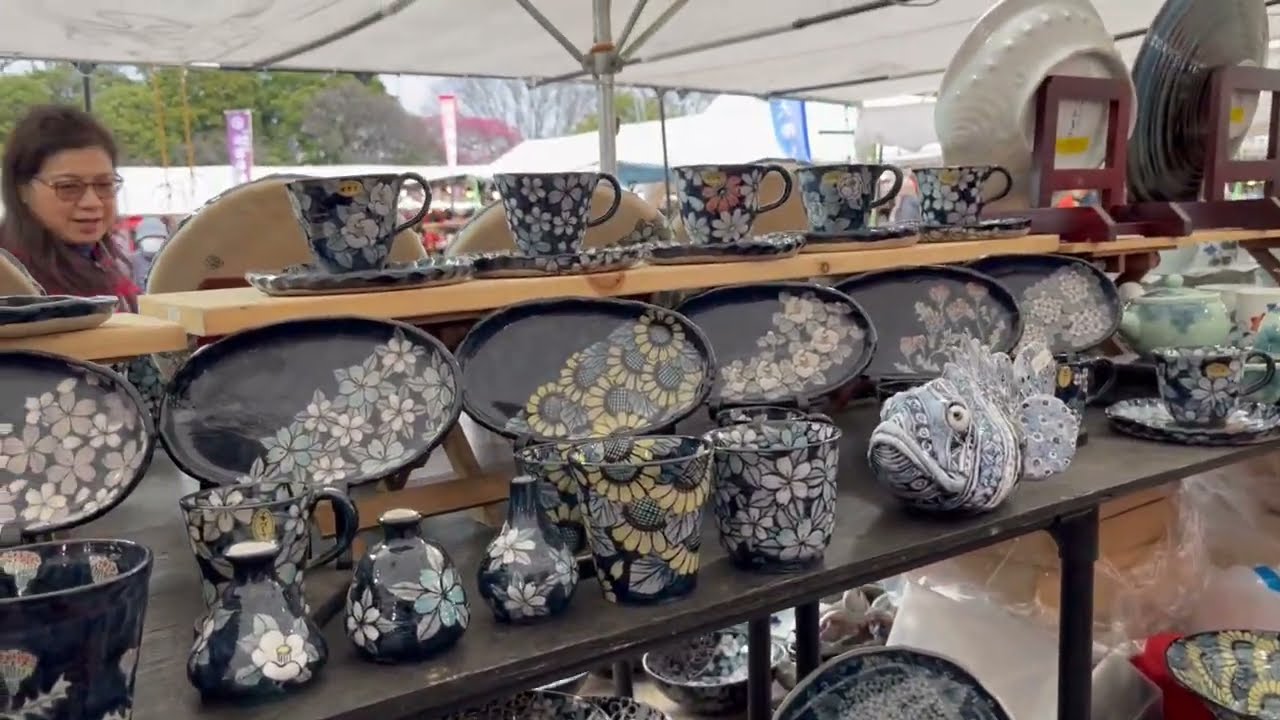 ◆埼玉さんぽ◆【2024年　大陶器市　大宮第2公園】全国大陶器市　梅まつり会場　さいたま市大宮区