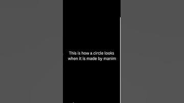 a Circle made by manim(python library made by 3blue1brown)q