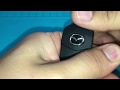 Замена батарейки в выкидном ключе мазда/Replacing battery in the flip key Mazda