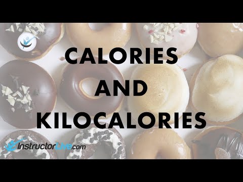 Video: Mám použít kcal nebo cal?