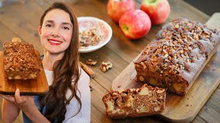 Pastel de manzana con nuez 🍎Perfecto para el otoño 🍁 Súper fácil y delicioso | Es con Acento