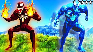 We Found ELEMENTAL VENOM In GTA 5! (Fire and Ice Powers)