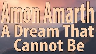 amon amarth a dream that cannot be instrumental cover