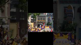 Kobe Bryant in Disneyland Parade 2009 #shorts #disneyland