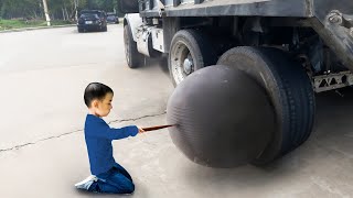 he popped a HUGE tire bubble.. by Trend Spot 55,367 views 1 month ago 27 minutes
