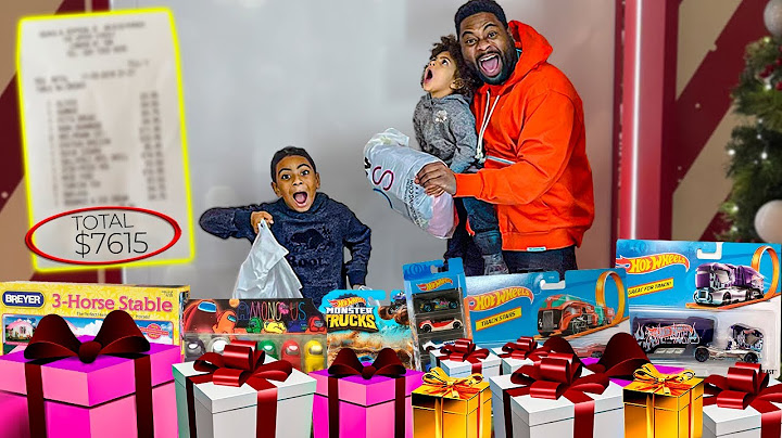 NO BUDGET CHRISTMAS SHOPPING SPREE I SPENT $5,000....ON THE KIDS VLOGMAS 2021 DAY 5
