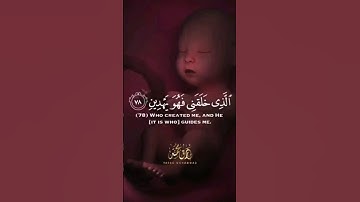 الذي خلقني فهو يهدين | الآية 78 من سورة الشعراء القارئ طارق محمد