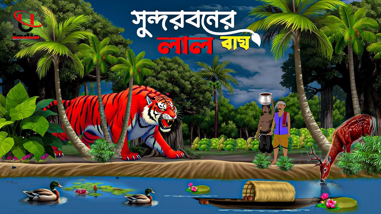 Sundarban Bagher Cartoon ।।Sundarban Cartoon।। Tiger Cartoon।।Bagher Cartoon।।Unique Cartoon India।।