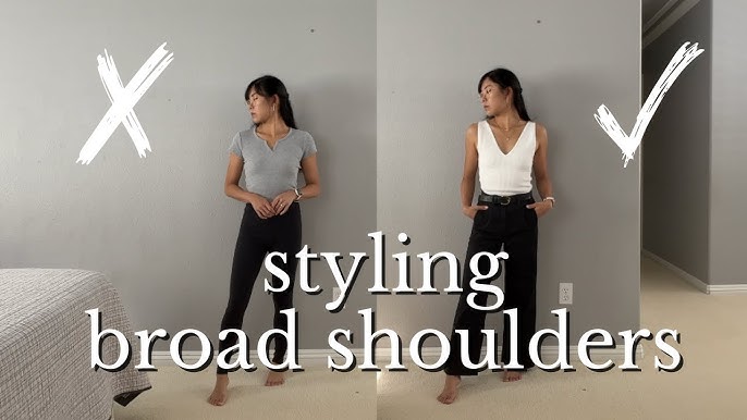 How To Style Broad Shoulders & Create BALANCED Outfits 