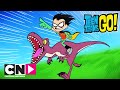 Юные Титаны, вперёд! | Ручные динозавры | Cartoon Network