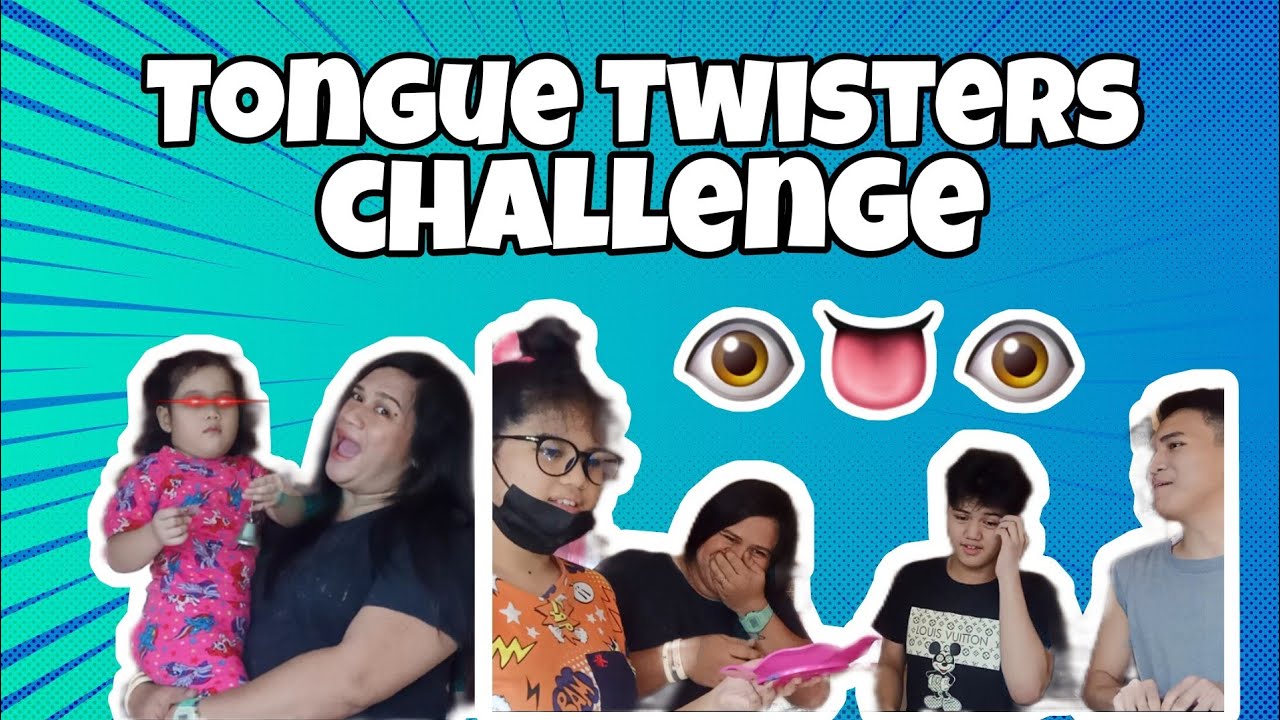 Vlog5 Tongue Twister Challenge Youtube