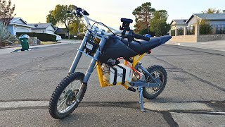 I built an OVERPOWERED ELECTRIC Pitbike! (45MPH)