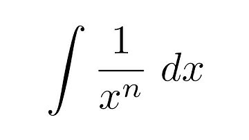 Integral of 1/x^n