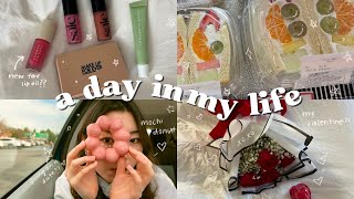 daily vlog🎀 grwm, going on a date, sushi and dessert, having a valentines 🤍 I Hannah Cho