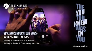 #HumberGrad Spring 2025 | Ceremony 1 of 11 | June 17 at 10 a.m.