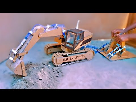 || How To Make Hydraulic JCB From Cardboard || JCB at Home