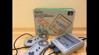 新発売ニンテンドークラシックミニ スーパーファミコン開封してみた　超かわいい手のひらサイズ