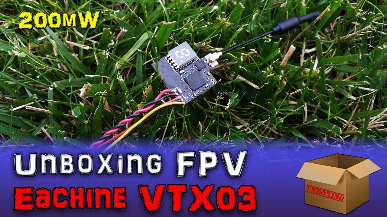 |Rozpakowanie| Nadajnika FPV Eachine VTX03 200mW do dowolnej kamery