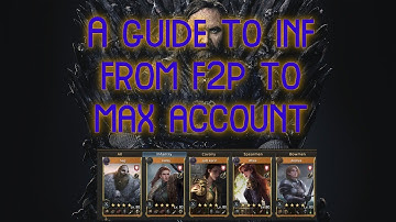 Gotwic, A guide to INF from free to play to max account