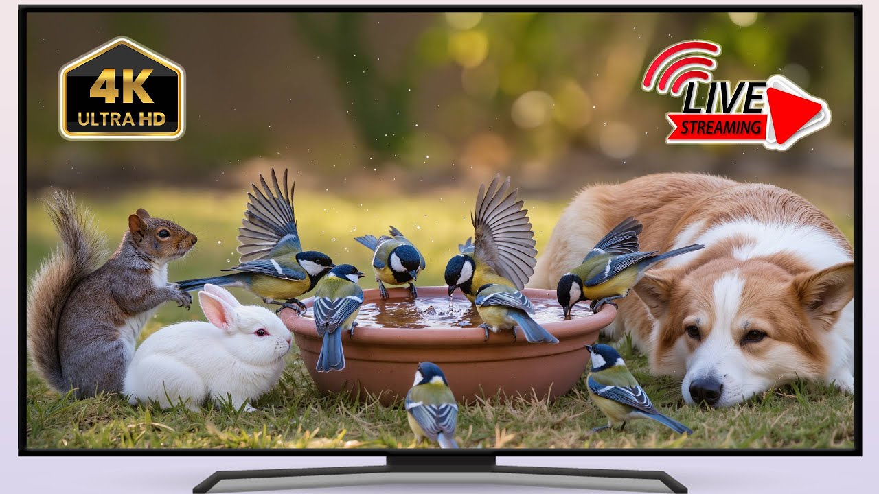 🔴 Relaxing TV for Dogs 🌿 Small Wildlife for Dogs to Watch 🐾 Calm Nature & Small Animals Live