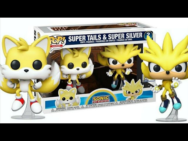 Funko Pop! Games Super Tails & Super Silver 2 Pack Exclusivo Original -  Moça do Pop - Funko Pop é aqui!