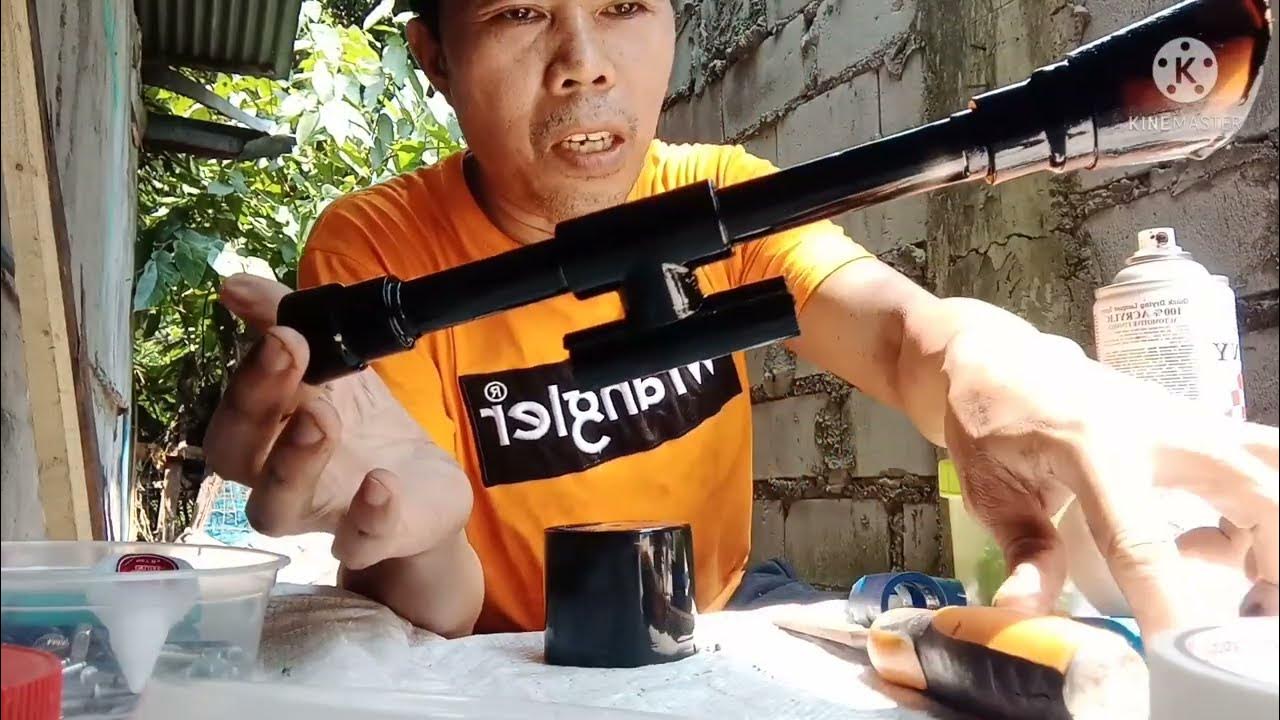 pvc toy gun tutorial.. how to make improvise scope YouTube