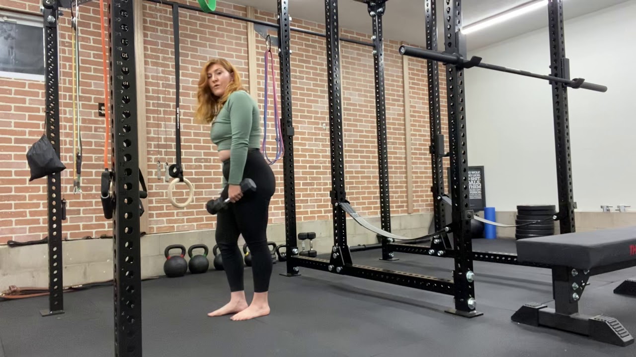 How to: Lunge to Lateral Raise - YouTube