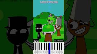 Revive Mr. Sun, Mr. Tree, SemiHemi (Incredibox Sprunki) @LorToons - Piano Tutorial