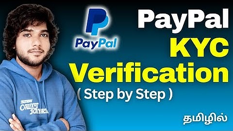 How to Complete PayPal KYC Verification in tamil | PayPal Identity verify tamil | PayPal KYC tamil