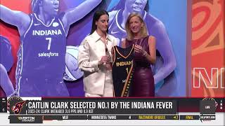 Caitlin Clark Selected By Indiana Fever With 1st Overall Pick In WBNA Draft