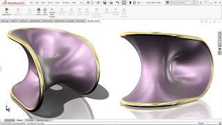Exercise 58: How to make a 'Worm Hole Chair' In Solidworks 2018