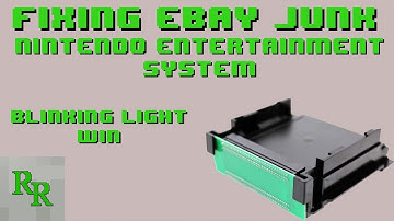 NES Blinking Light - Blinking Light Win Installation - Fixing eBay Junk