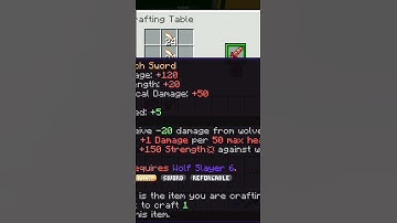 Crafting "Pooch" sword 🤑 #minecraft #craftersmc