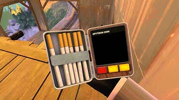 TF2 Spy Messing around on Thunder Mountain